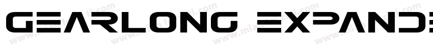 Gearlong expanded字体转换
